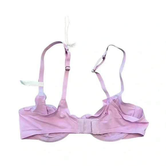 Aerie Smoothez Mesh Unlined Full Coverage Bra Purple Wash Size 32B NWT - Picture 8 of 8
